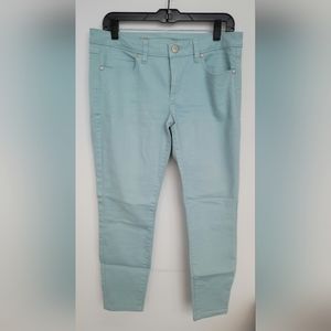 Lauren Conrad seafoam straight leg jeans, Size 10